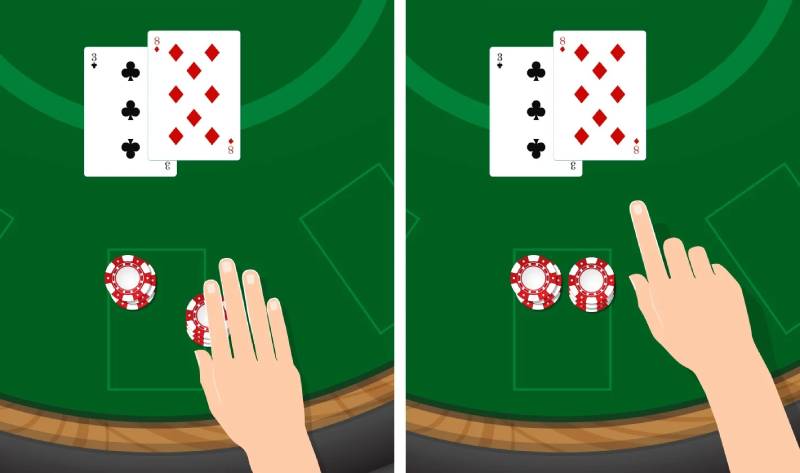 8 Chiến Thuật Đánh Blackjack 21 Điểm Bao Thắng Nhà Cái 6 Áp dụng chiến thuật "Double down" khi có tổng điểm 11